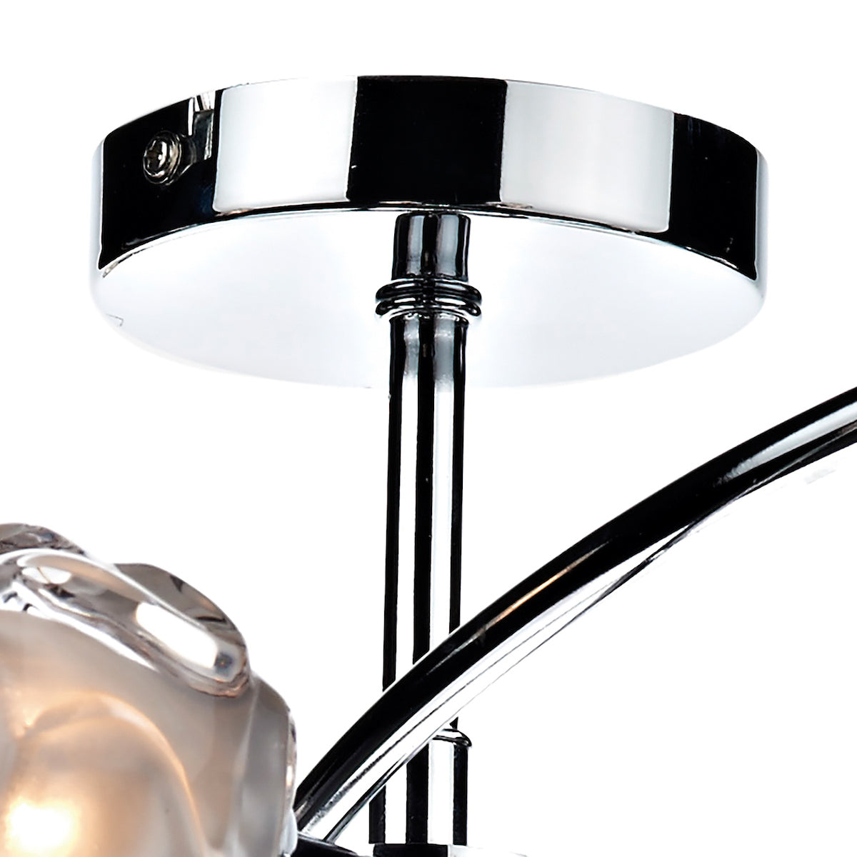 SEATTLE 8LT SEMI FLUSH POL CHR