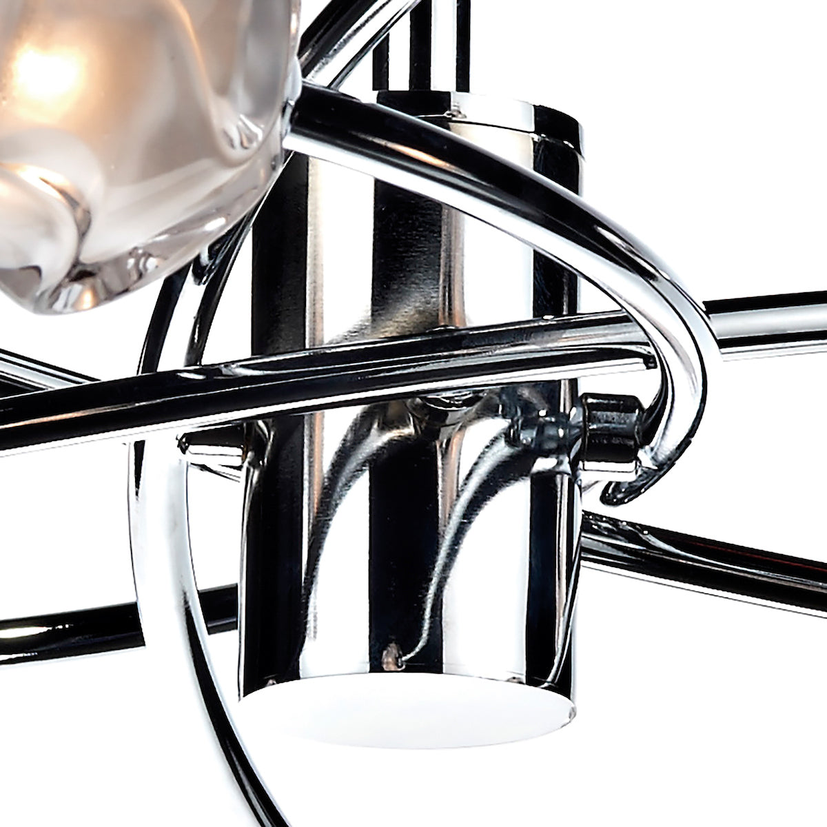 SEATTLE 8LT SEMI FLUSH POL CHR