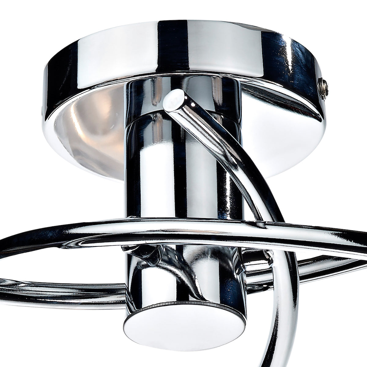 SEATTLE 3LT SEMI FLUSH POL CHR
