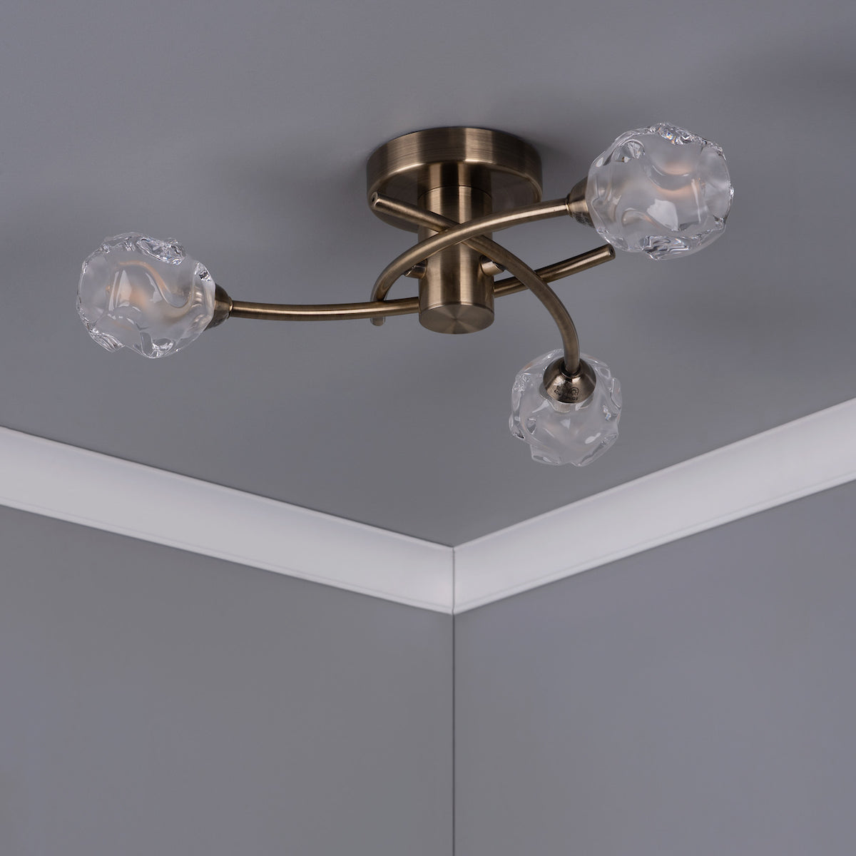 SEATTLE 3LT SEMI FLUSH ANT BRA