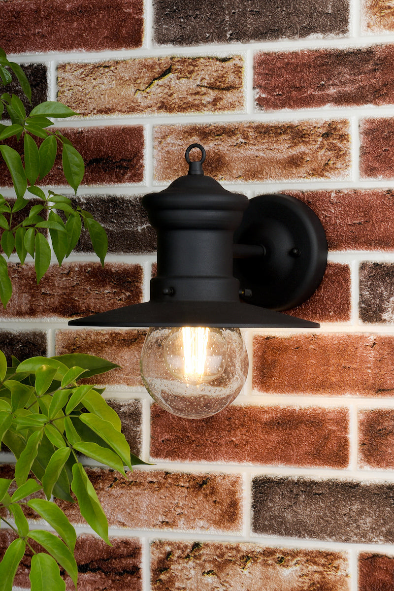 SEDGEWICK 1LT LTN BLK DOWN FACING IP44