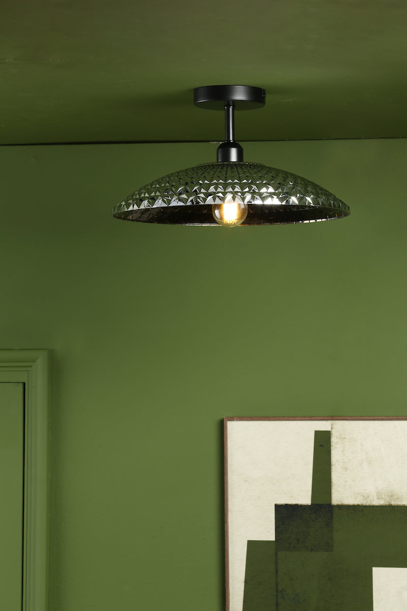 ACCESSORIES 1LT SEMI FLUSH SHADE SUSPENSION MATT B