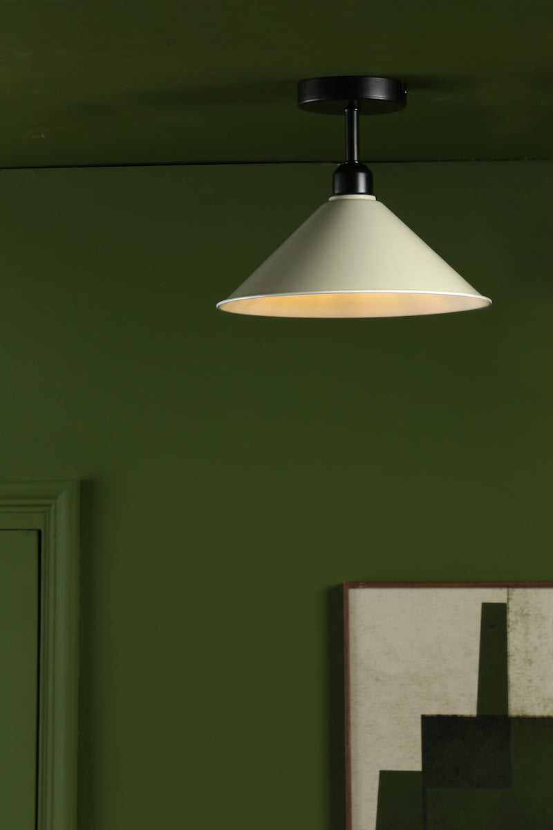 ACCESSORIES 1LT SEMI FLUSH SHADE SUSPENSION MATT B