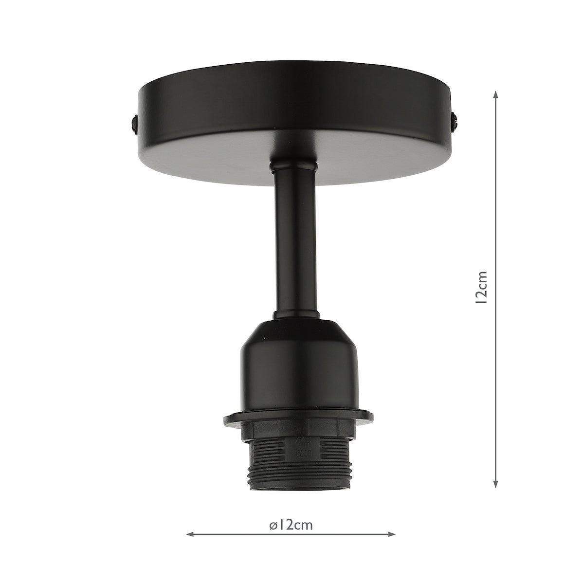 ACCESSORIES 1LT SEMI FLUSH SHADE SUSPENSION MATT B