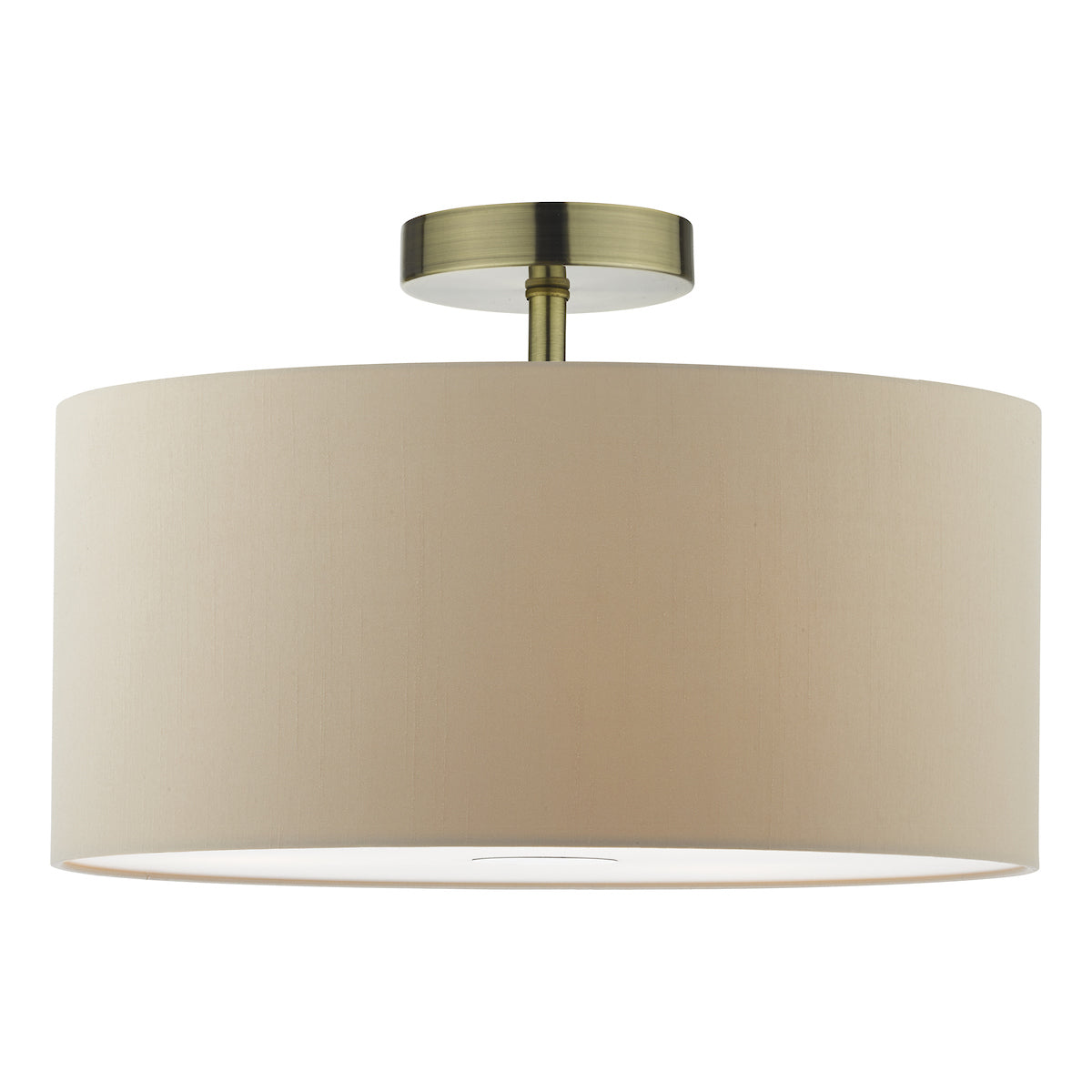 ACCESSORIES 1LT SEMI FLUSH SHADE SUSPENSION ANT BR