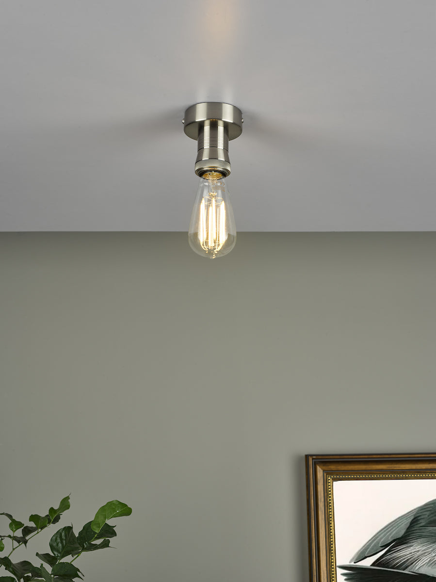 ACCESSORIES 1LT SEMI FLUSH ANTIQUE CHROME BRACKET