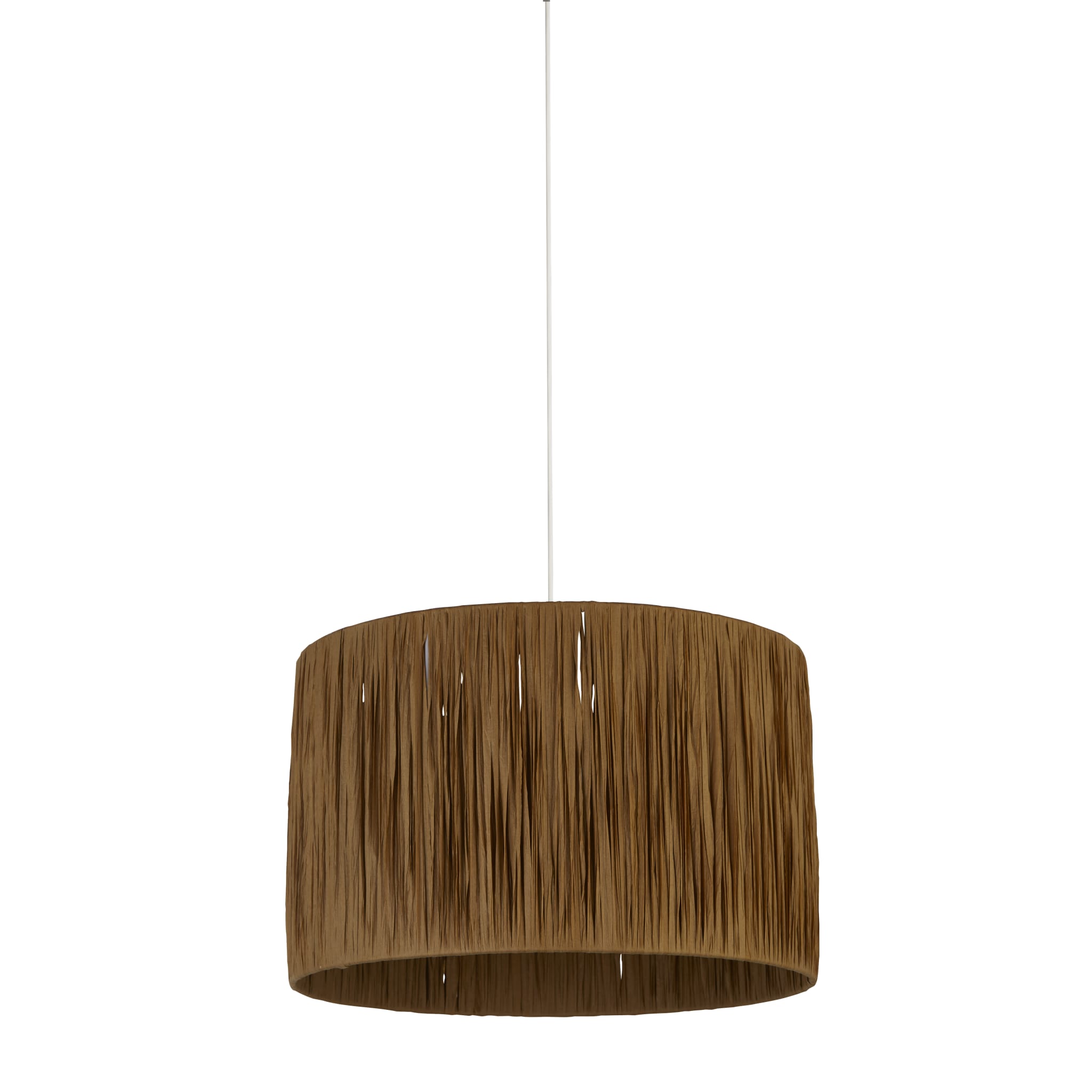 Raffia Drum Shade 35CM - Natural