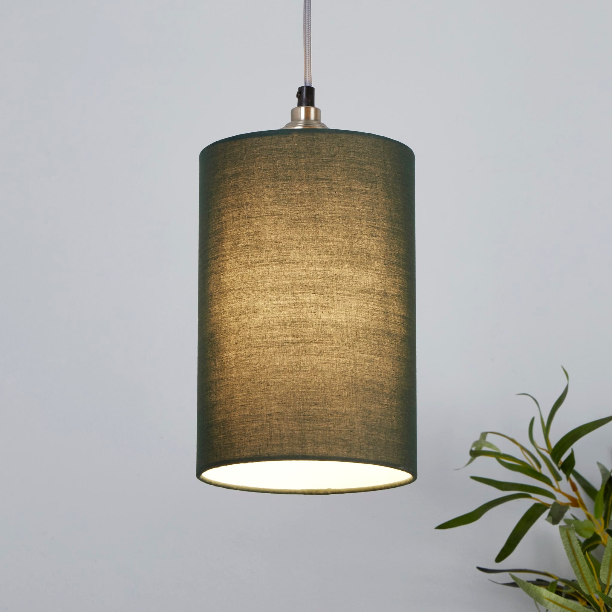 Clyde Cylinder Shade 16cm - Emerald