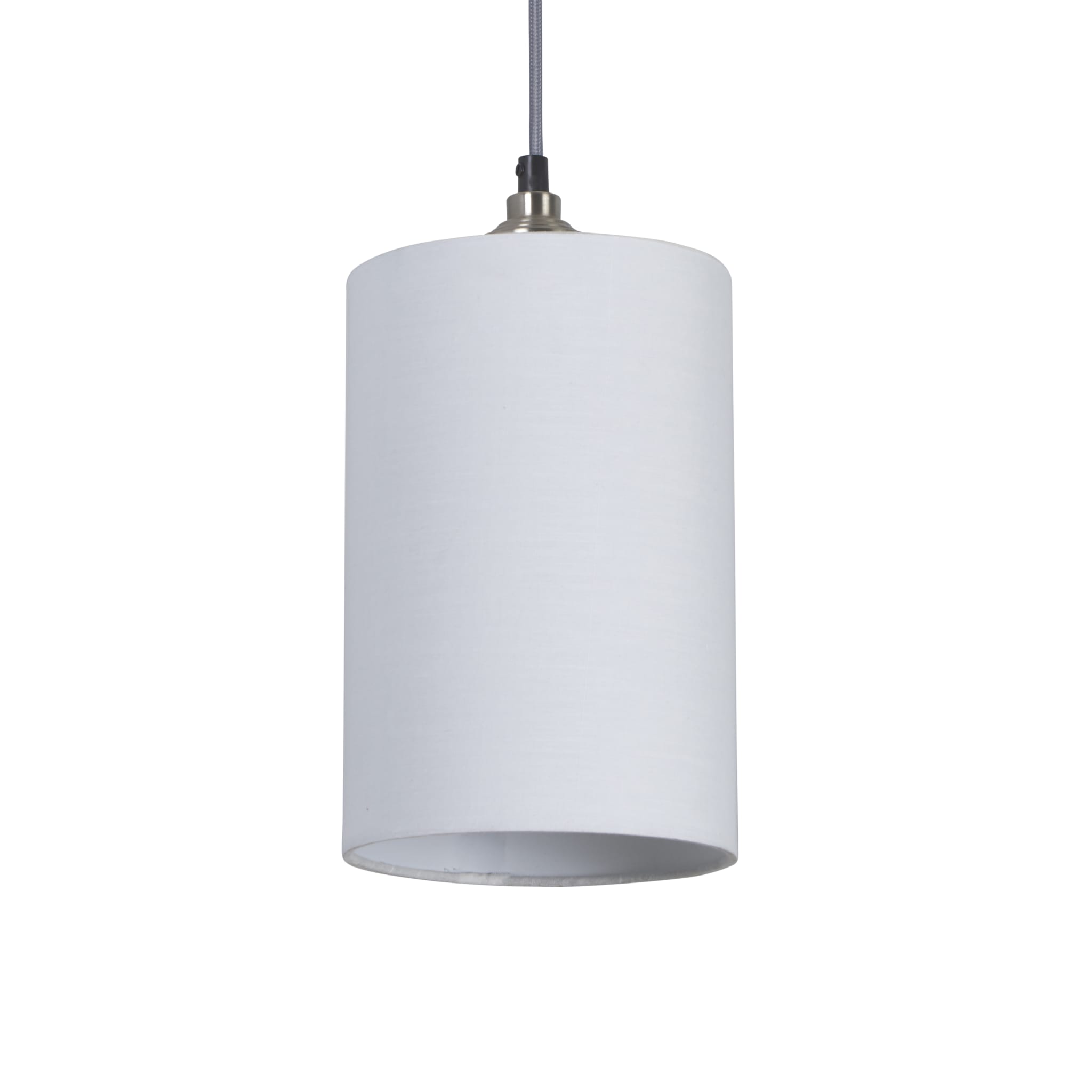 Clyde Cylinder Shade 16cm - White