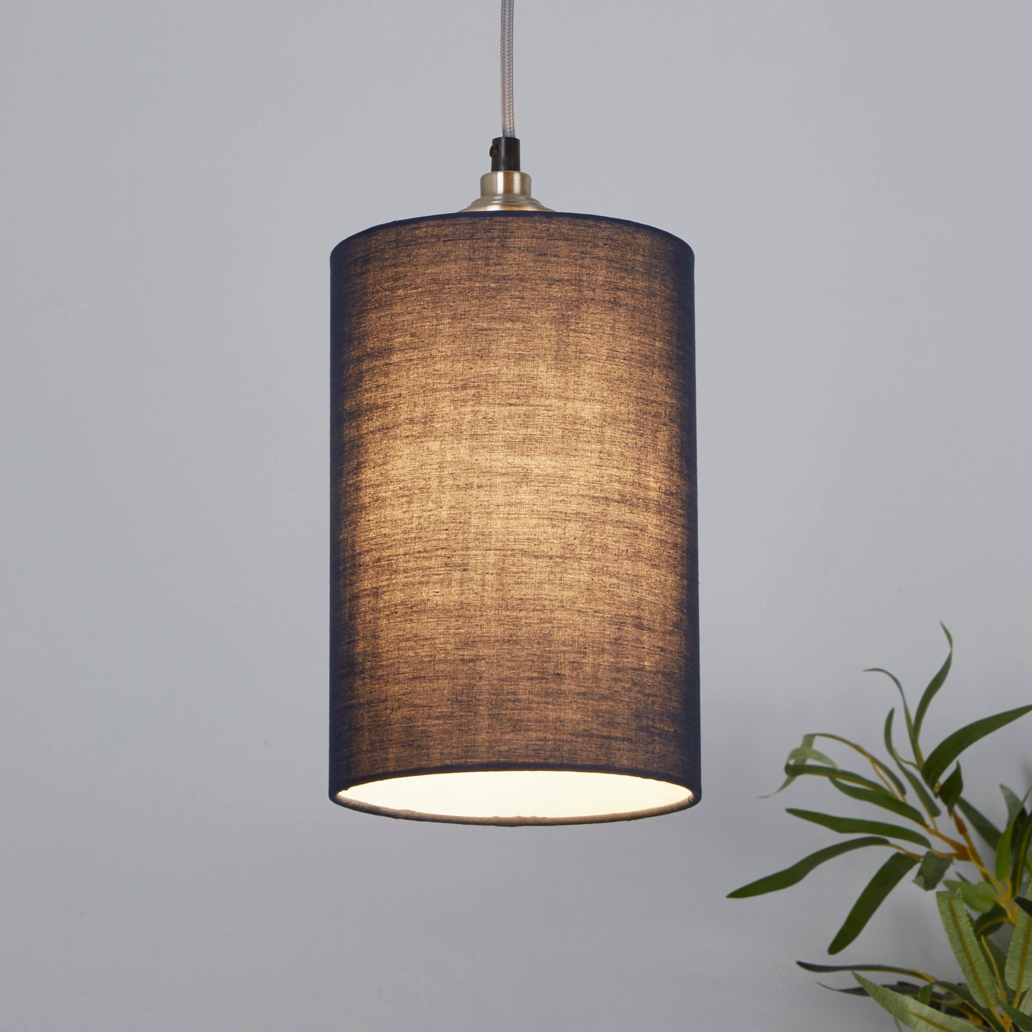 Clyde Cylinder Shade 16cm - Navy