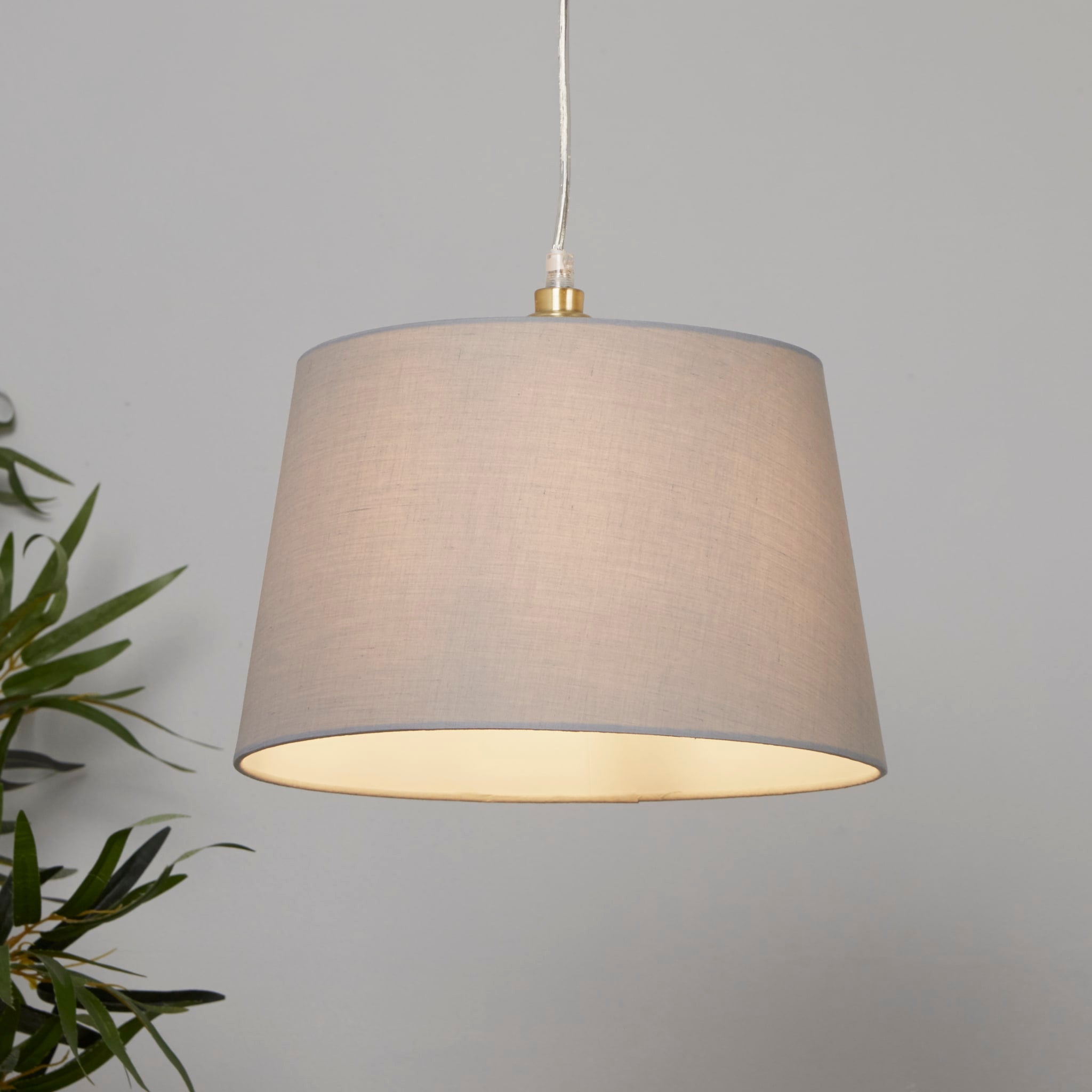 Clyde Tapered Shade 30cm - Light Grey