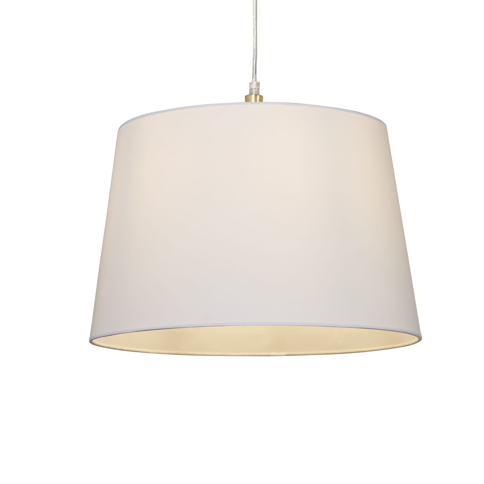 TC TAPERED SHADE 40CM WHITE