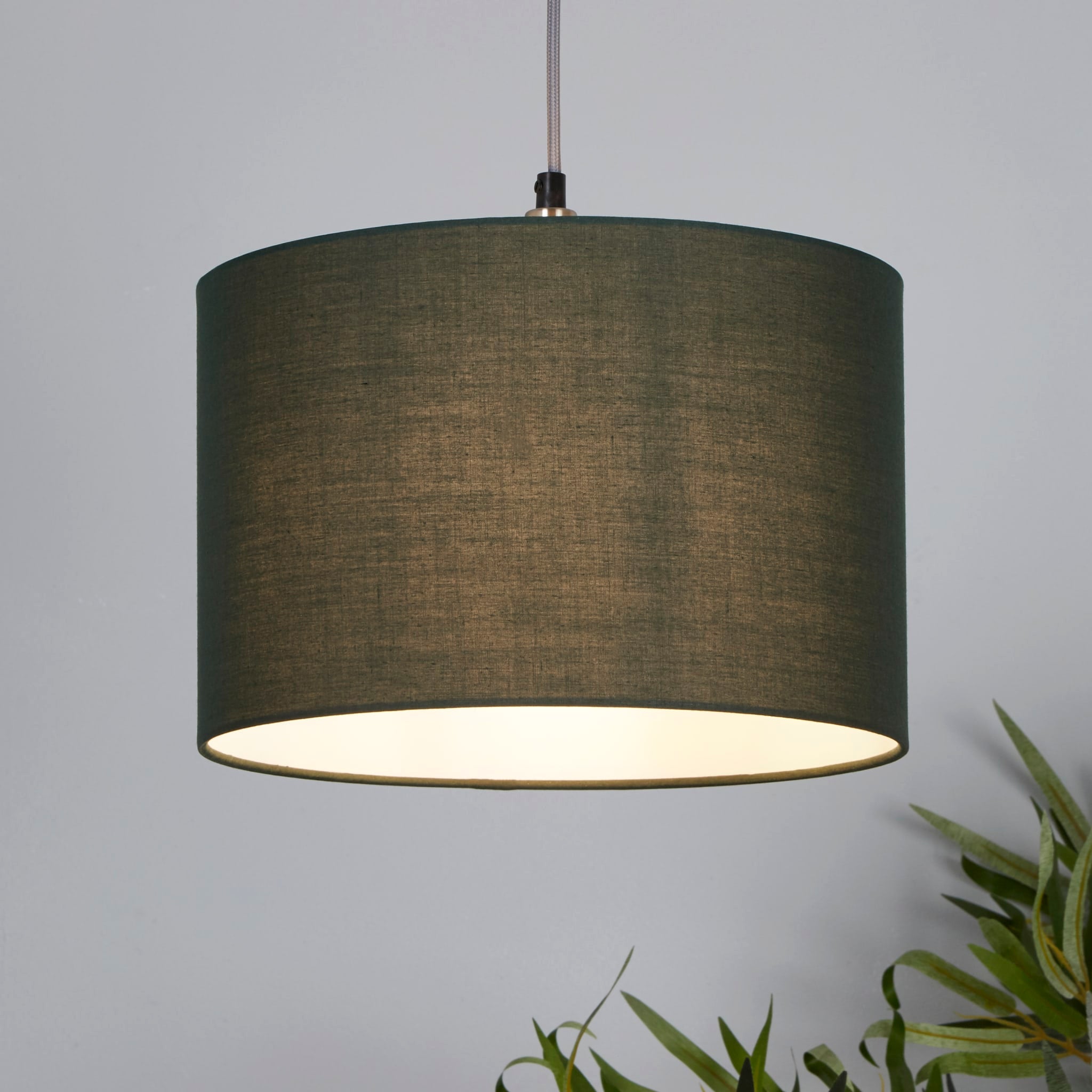 Clyde Drum Shade 30cm - Emerald