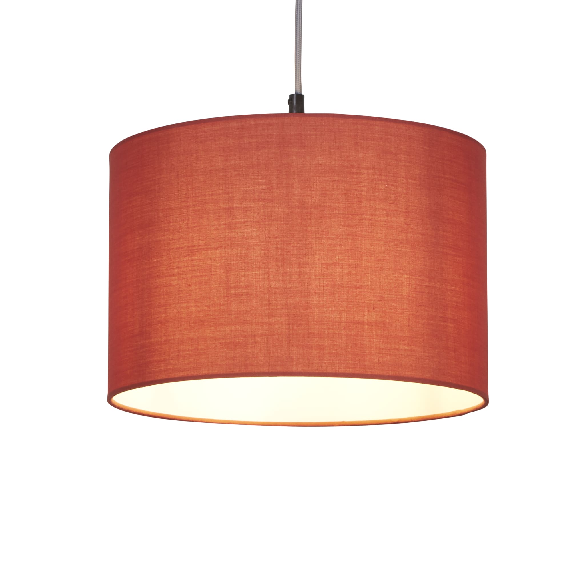 Clyde Drum Shade 30cm - Terracotta