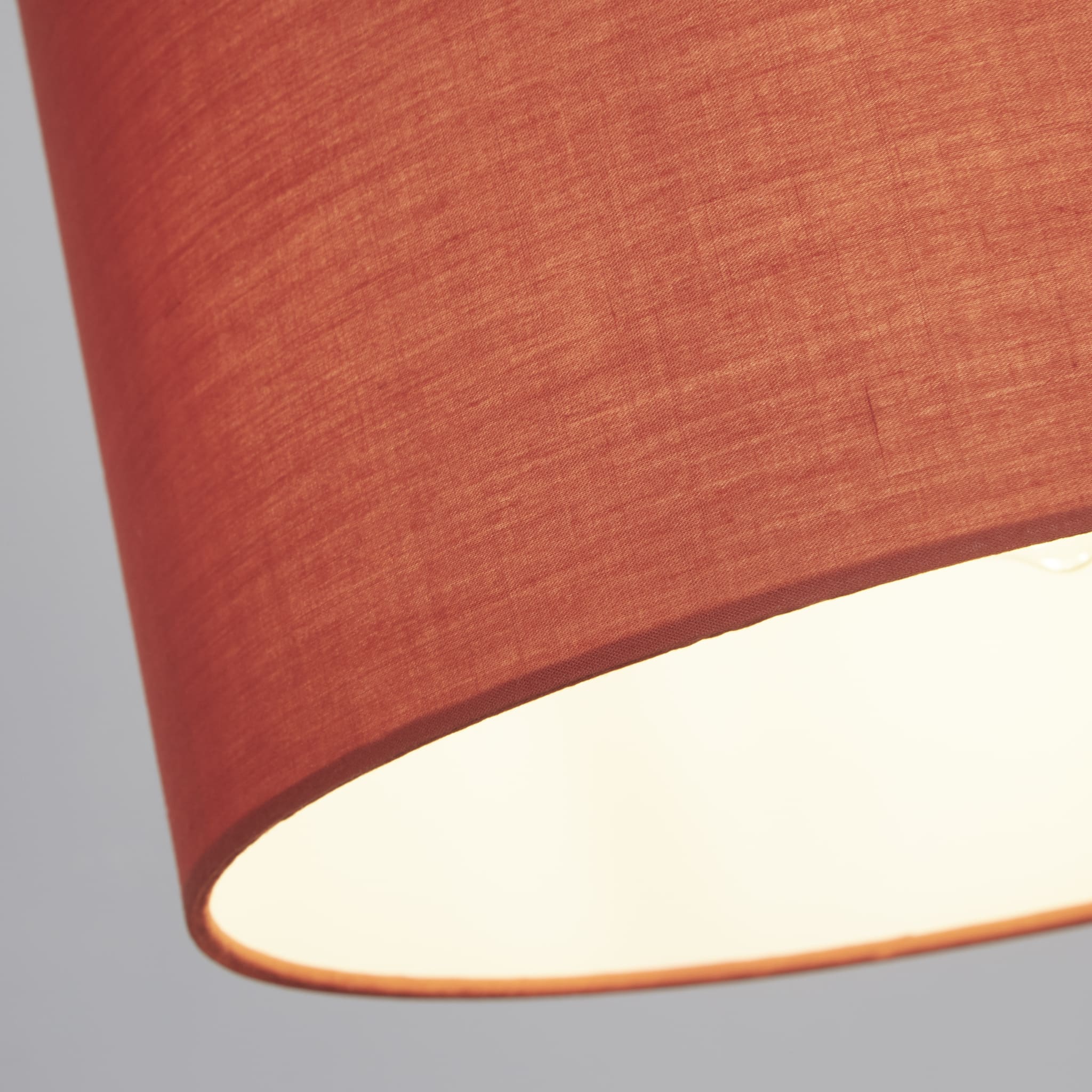 Clyde Drum Shade 30cm - Terracotta