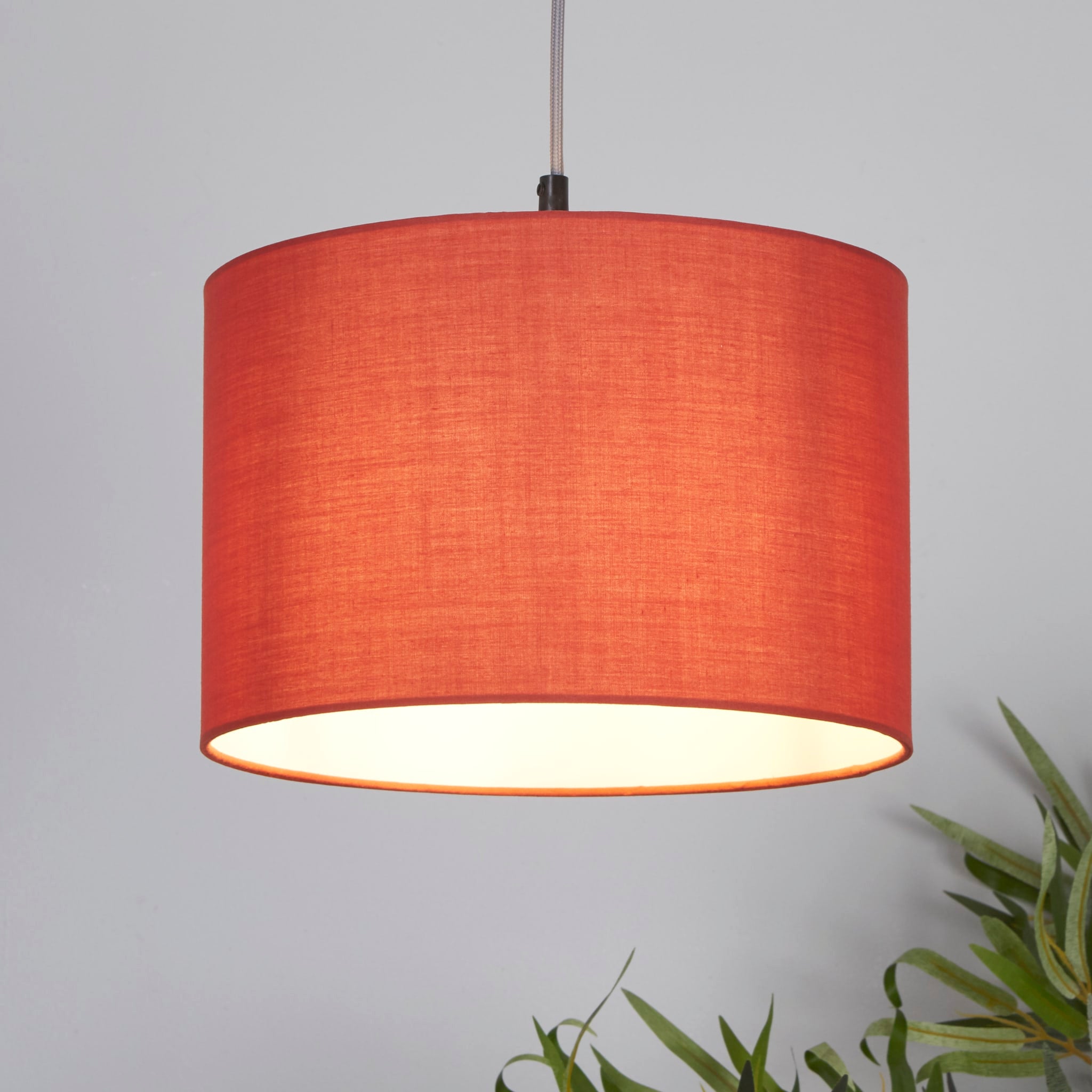 Clyde Drum Shade 30cm - Terracotta