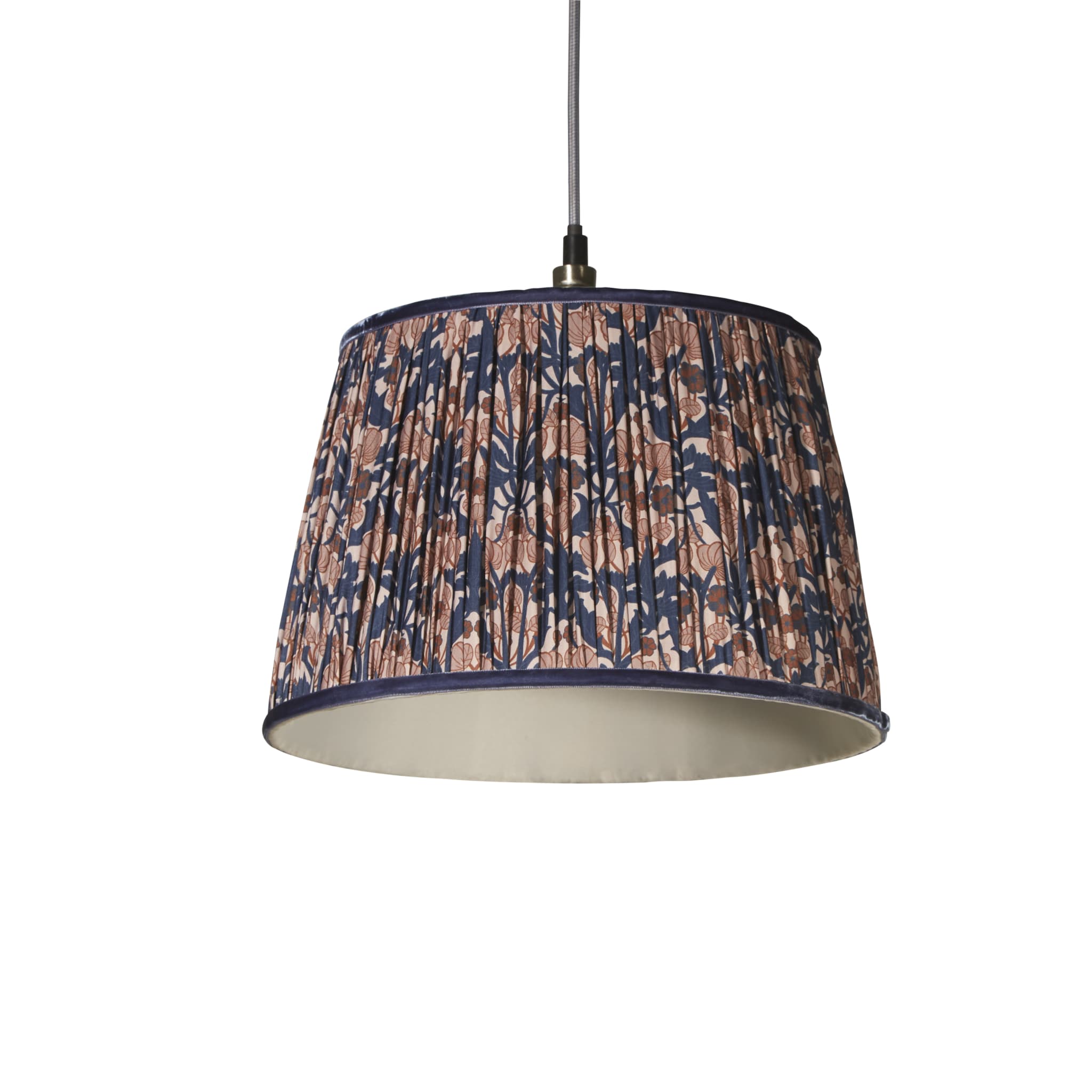Vintage Print Shade Navy 30cm