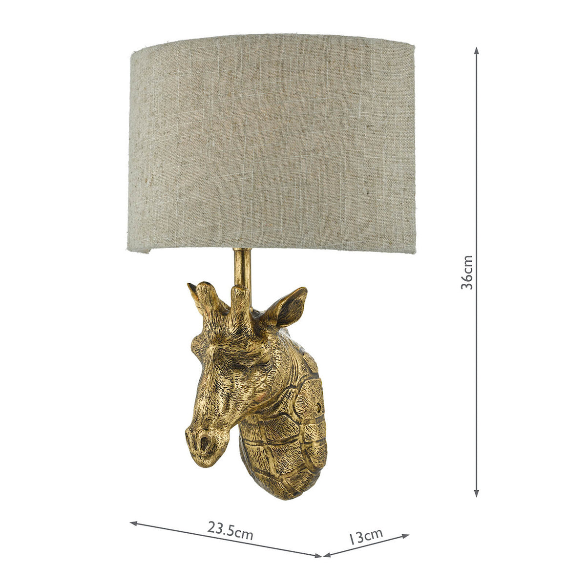 SOPHIE 1LT W/LT GIRAFFE GOLD CW SHD