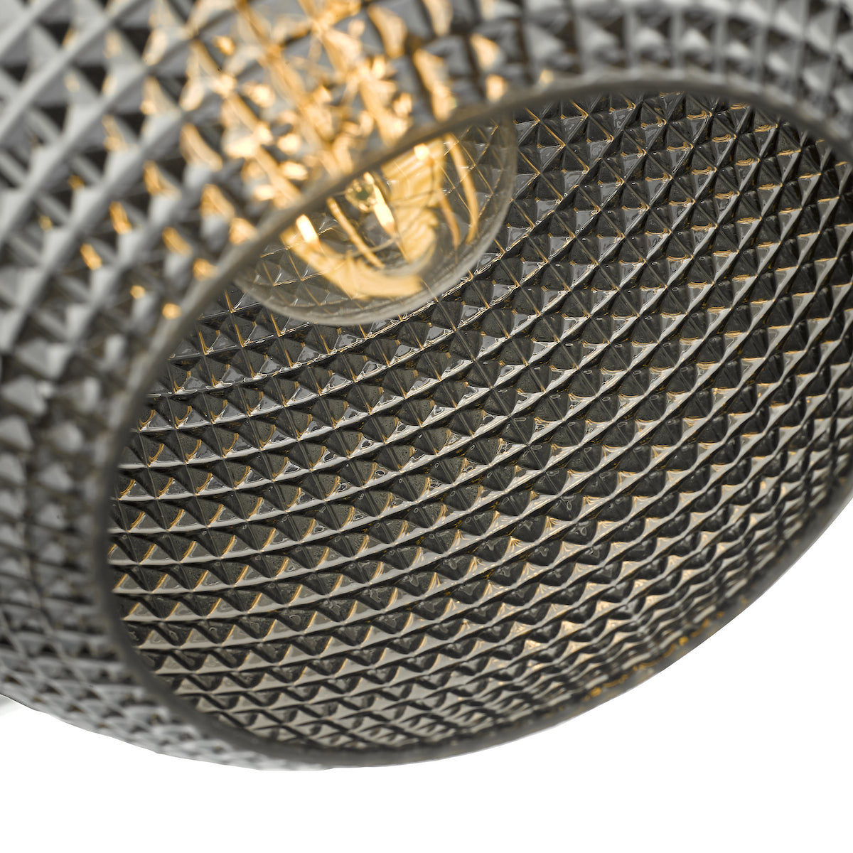 SOREN 1LT PENDANT BLACK SMOKED GLASS