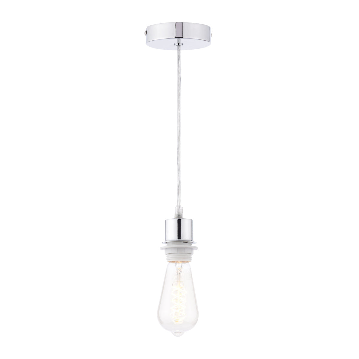ACCESSORIES 1LT POL CHR E27 SUSPENSION WITH CLEAR