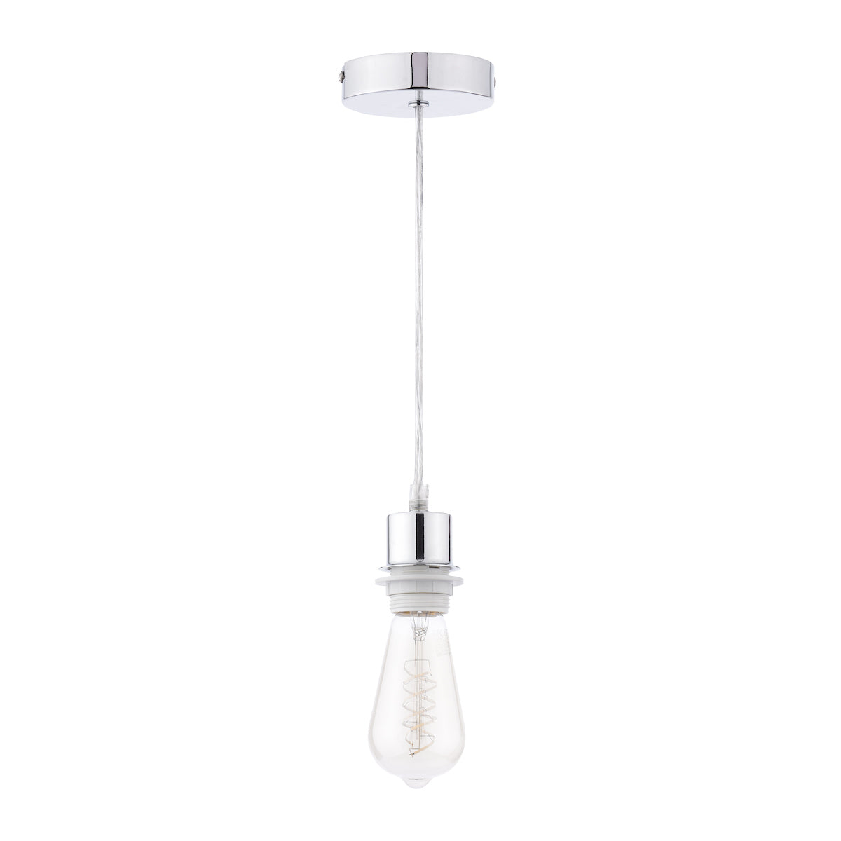 ACCESSORIES 1LT POL CHR E27 SUSPENSION WITH CLEAR