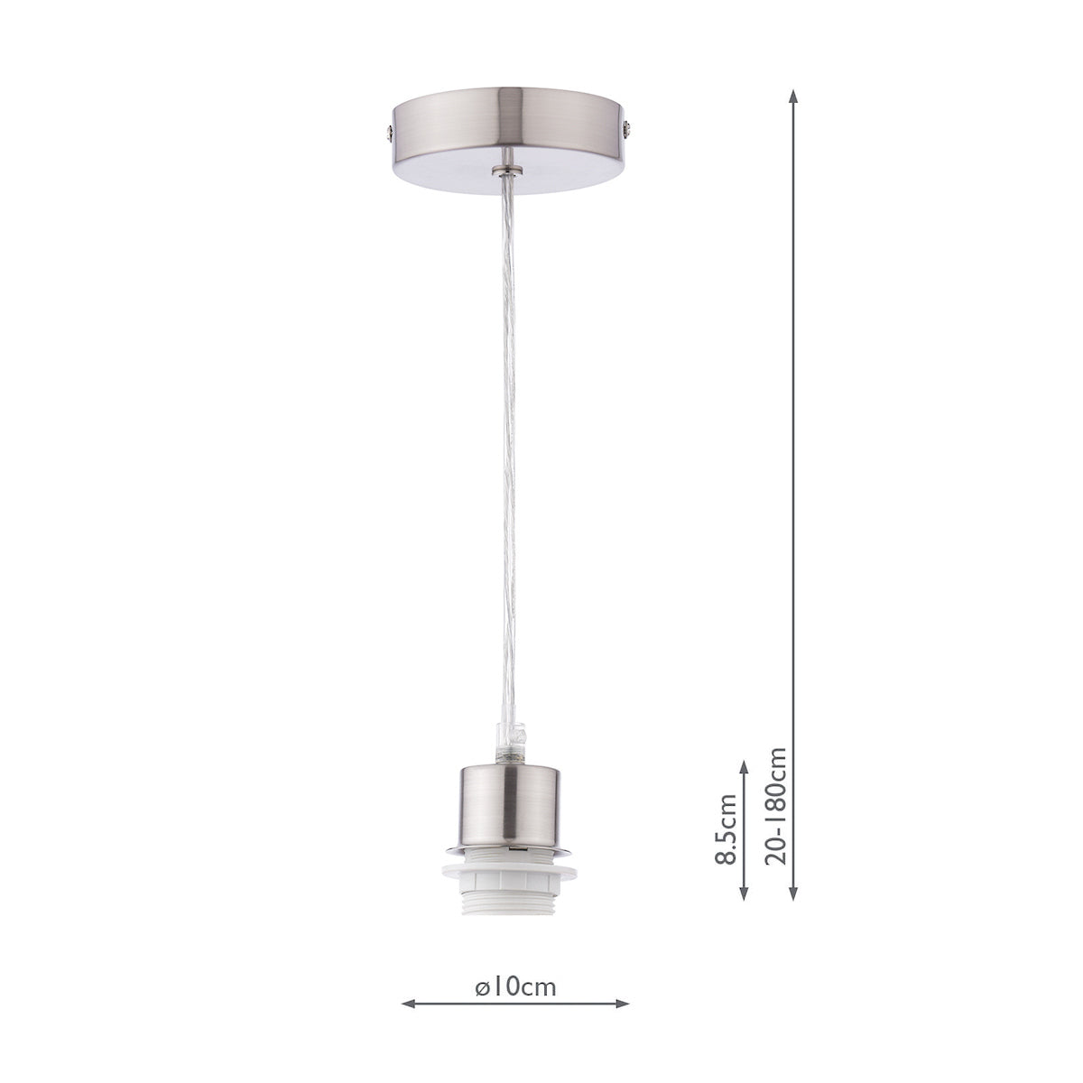 ACCESSORIES 1LT SAT CHR E27 SUSPENSION WITH CLEAR