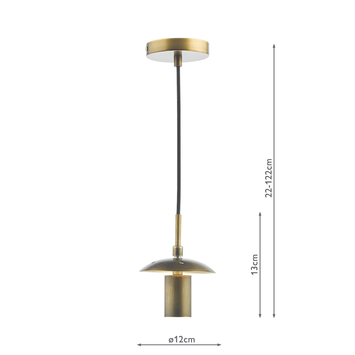 ACCESSORIES 1LT PENDANT SUSPENSION BRONZE