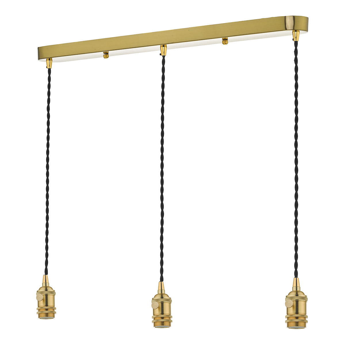 ACCESSORIES 3LT BAR SUSPENSION BRASS WITH BLACK CA
