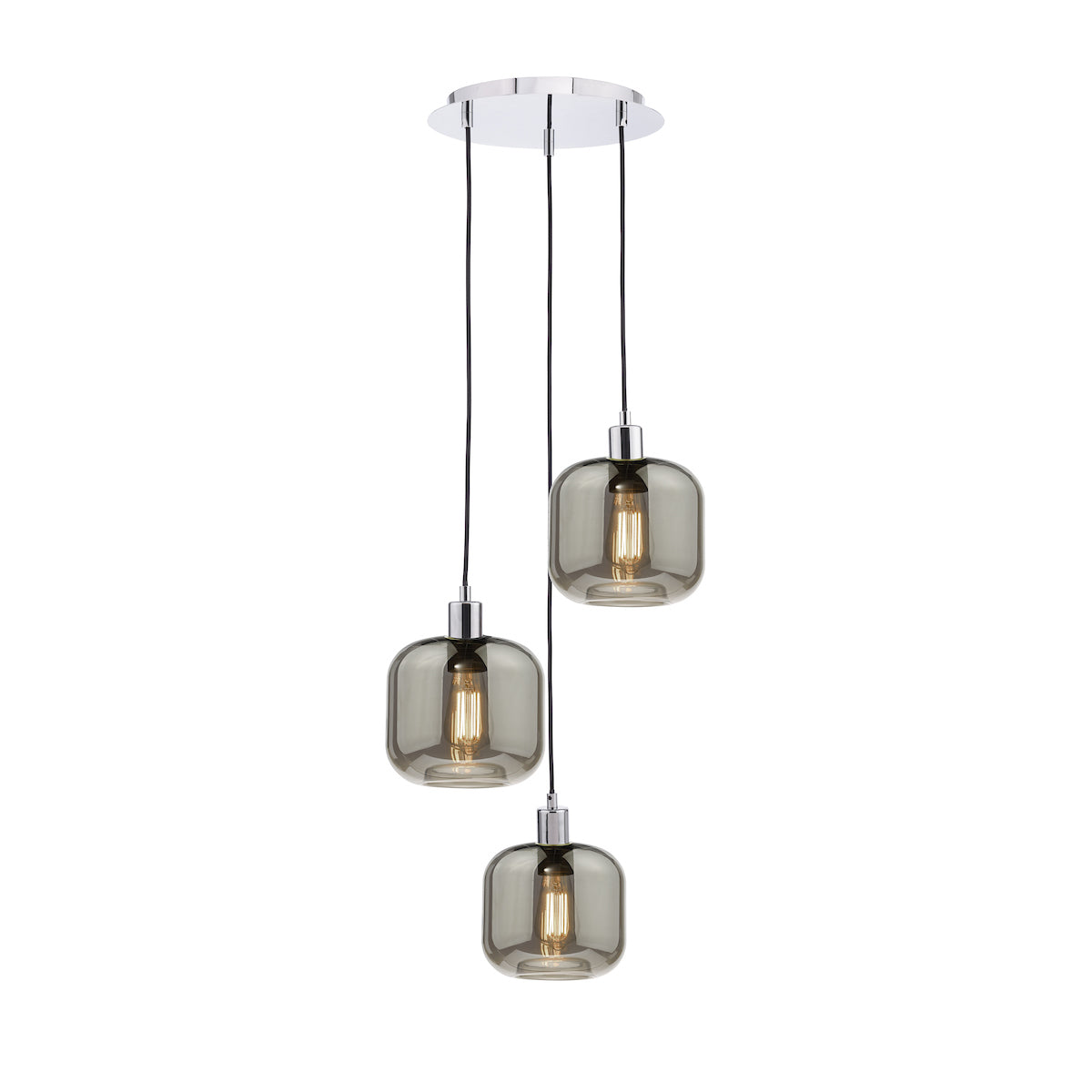 AIDEN GLASS B EASY FIT SMOKED E27