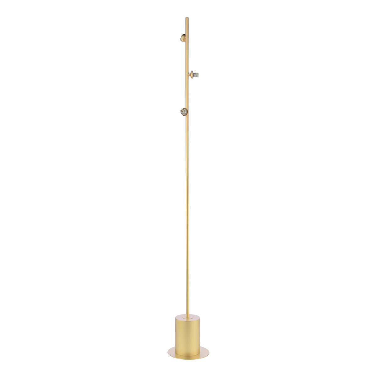 SPIRAL 3LT FLOOR LAMP PAINTED GOLD FRAME ONLY