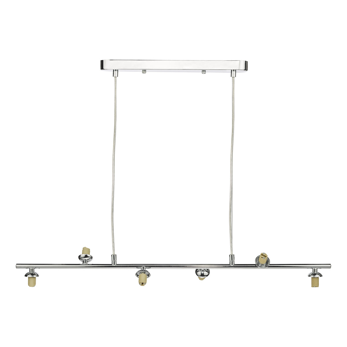 SPIRAL 6LT PENDANT POLISHED CHROME FRAME ONLY