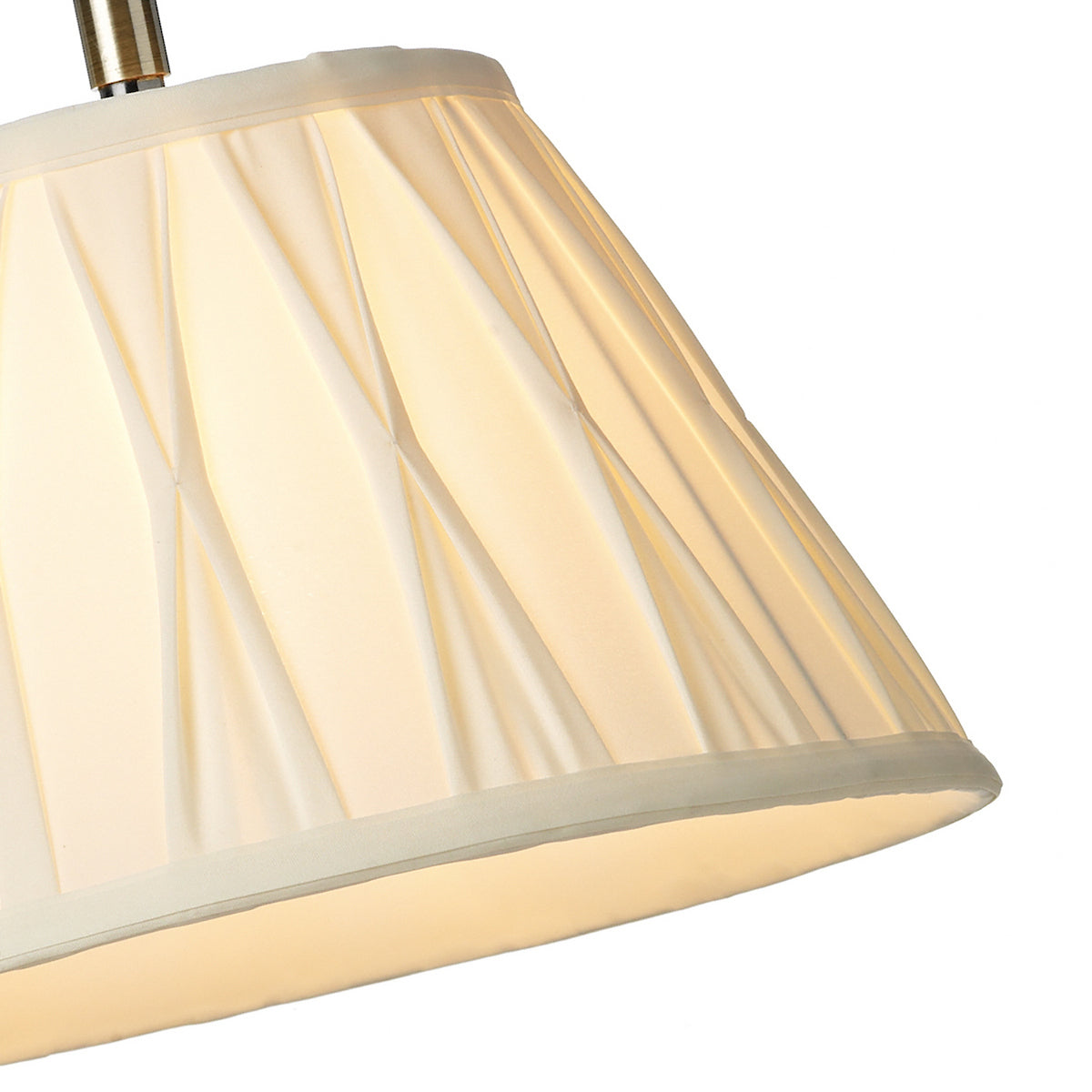 SUFFOLK RISE & FALL TABLE LAMP - ANTIQUE BRASS C/W