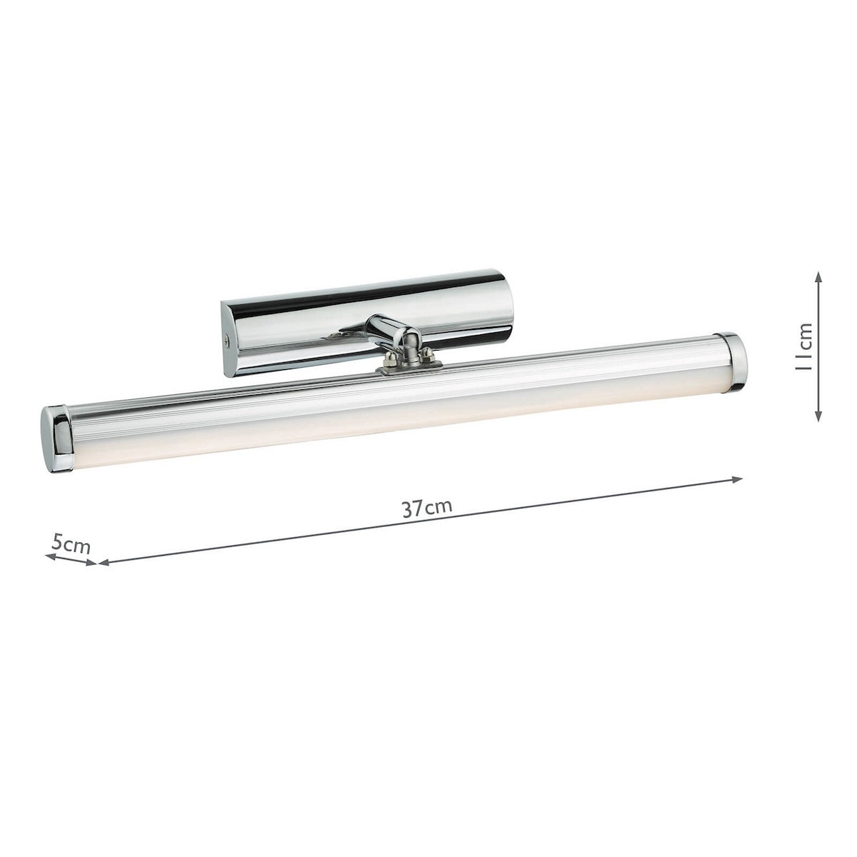 SYDNEY BATHROOM LIGHT POL CHROME WHITE LED IP44 SM