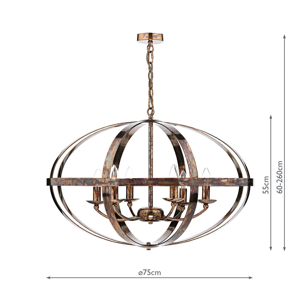 SYMBOL 6LT PENDANT PETROL COPPER