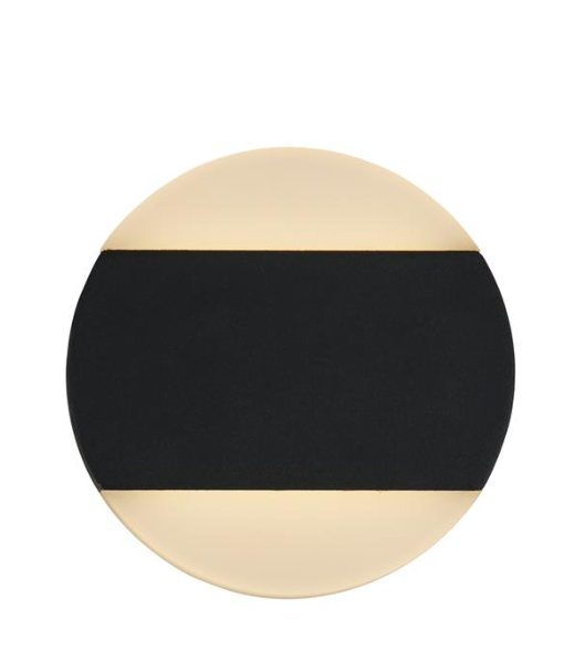 Cavern LED Outdoor Wall Light, Black