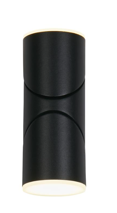 Soho LED Outdoor Wall Light, Black