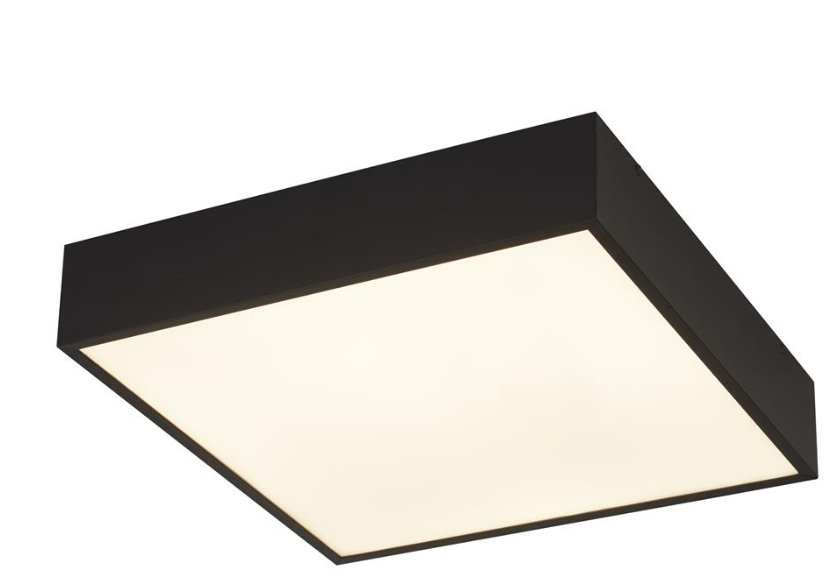 Zeus Flush - Black Metal & Opal Polycarbonate