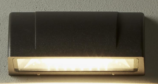 Berkeley II, 8W LED 3000k, IP54 Graphite