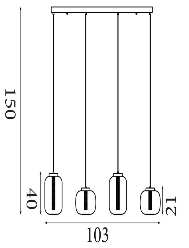 Seeds 4Lt Bar Pendant, Latte Metal with Champagne Glass