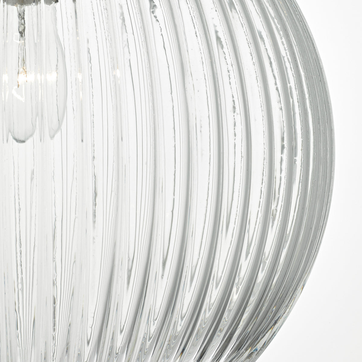 TAMARA 1LT PENDANT SAT NICKEL/ CLEAR
