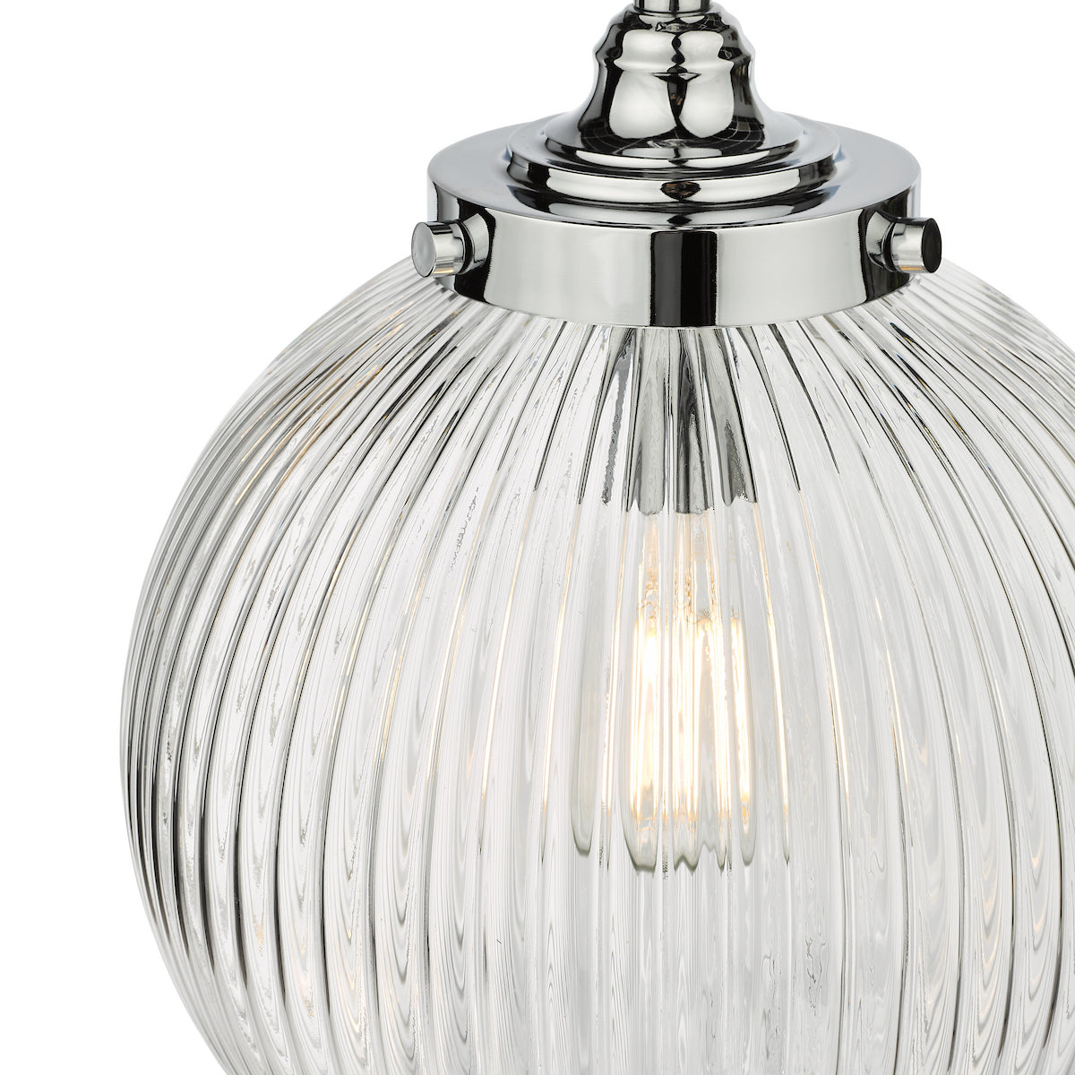 TAMARA 1LT PENDANT POL CHR/ CLEAR IP44