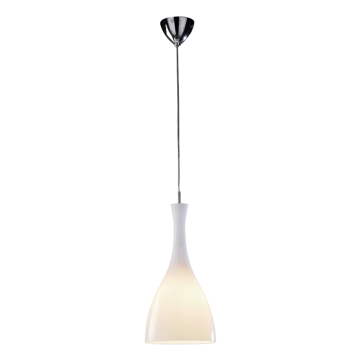 TONE WHITE GLASS PENDANT
