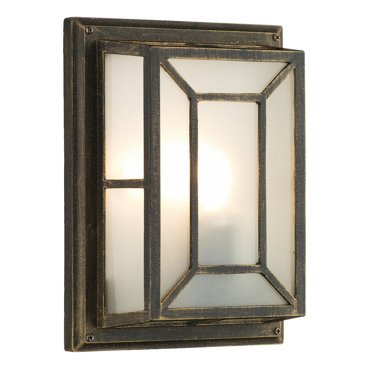 TRENT WALL BRACKET BLACK GOLD IP44