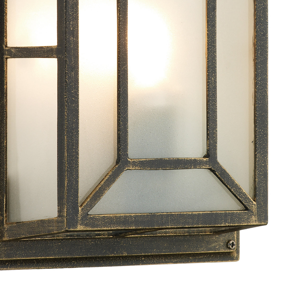 TRENT WALL BRACKET BLACK GOLD IP44