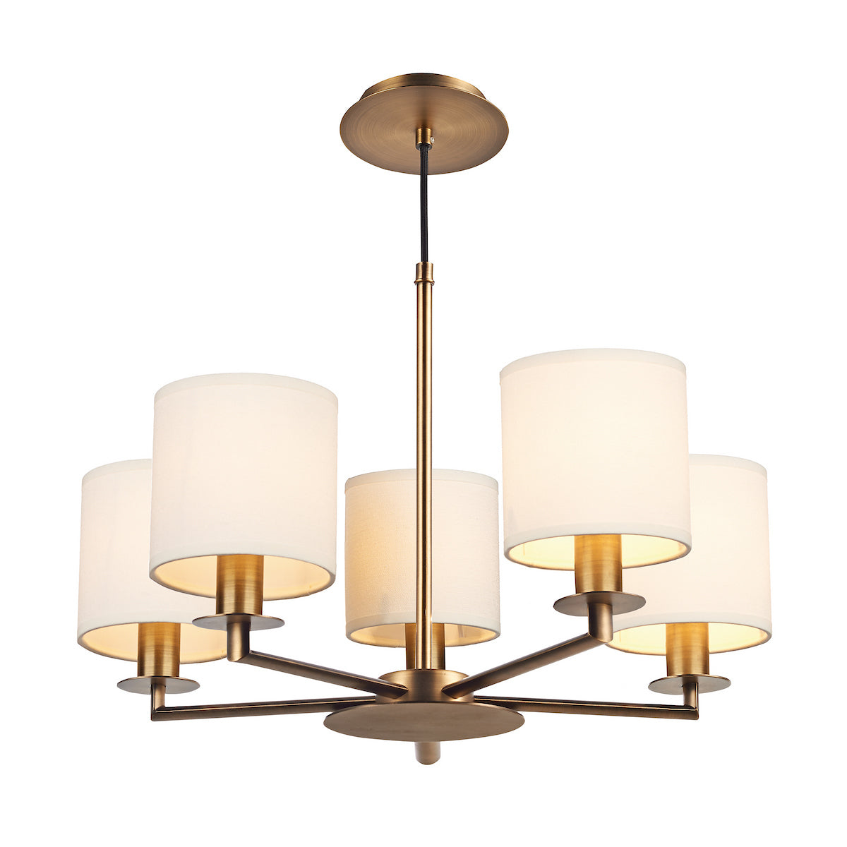 TYLER 5LT HEIGHT ADJUSTABLE DUAL MOUNT PENDANT BRO