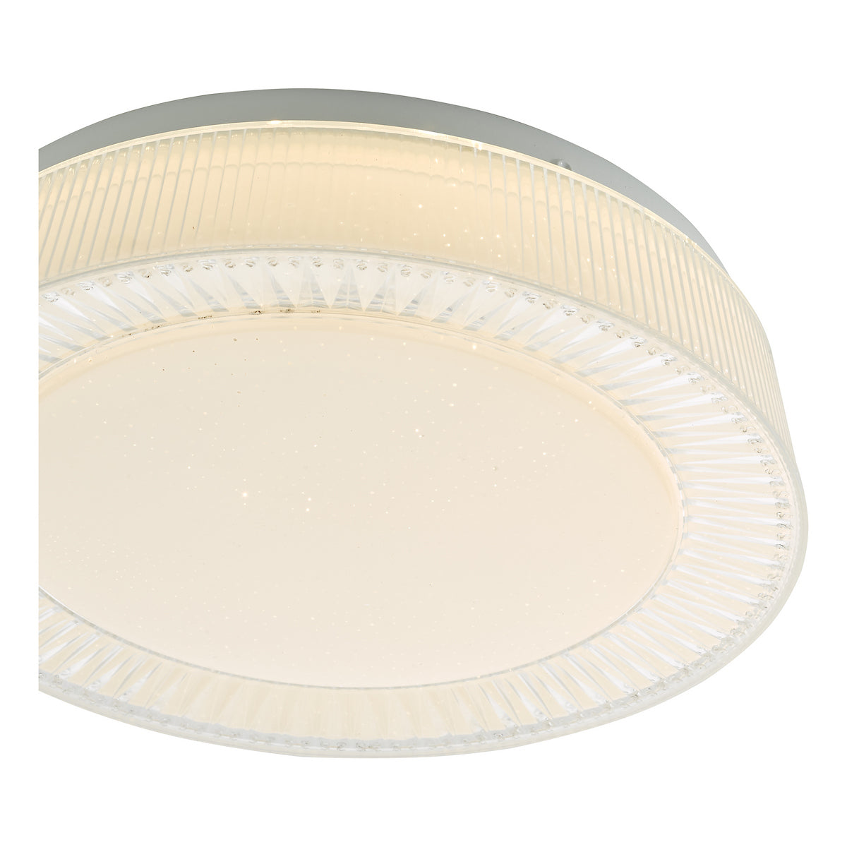 UDELL FLUSH CLEAR ACRYLIC 28CM LED