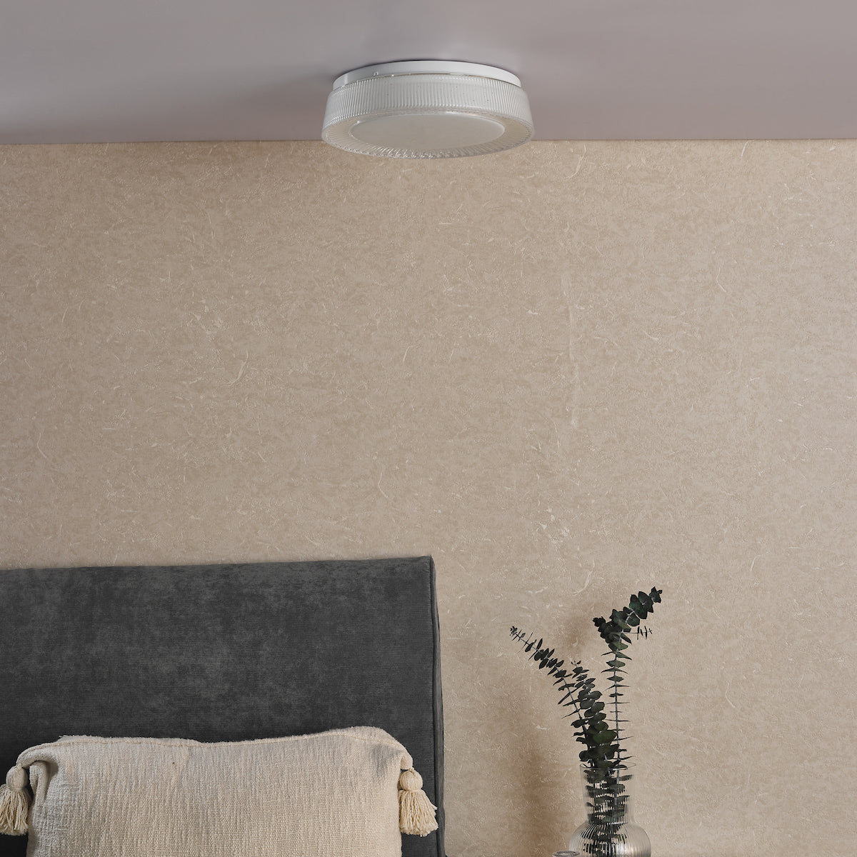 UDELL FLUSH CLEAR ACRYLIC 28CM LED