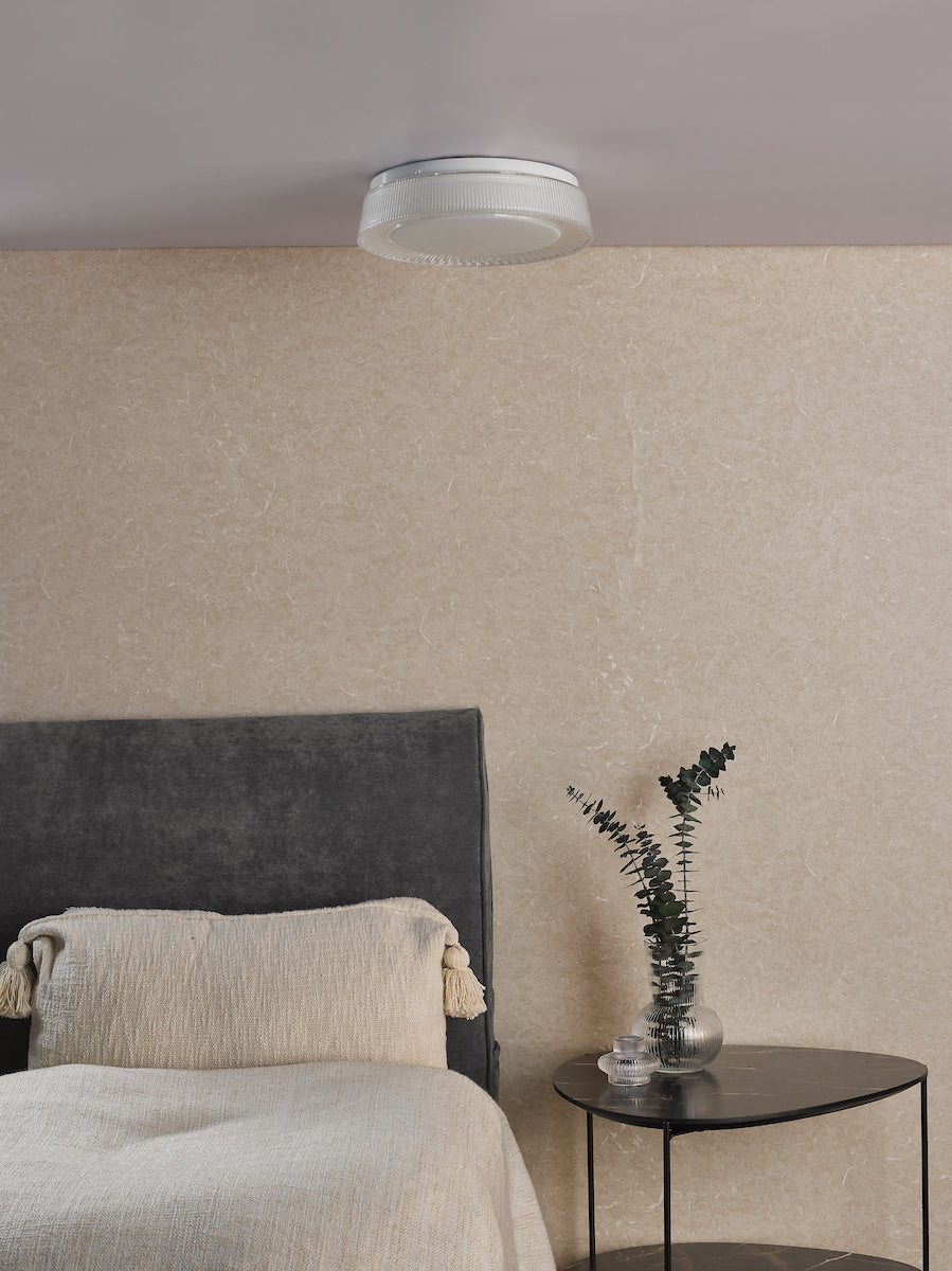 UDELL FLUSH CLEAR ACRYLIC 28CM LED
