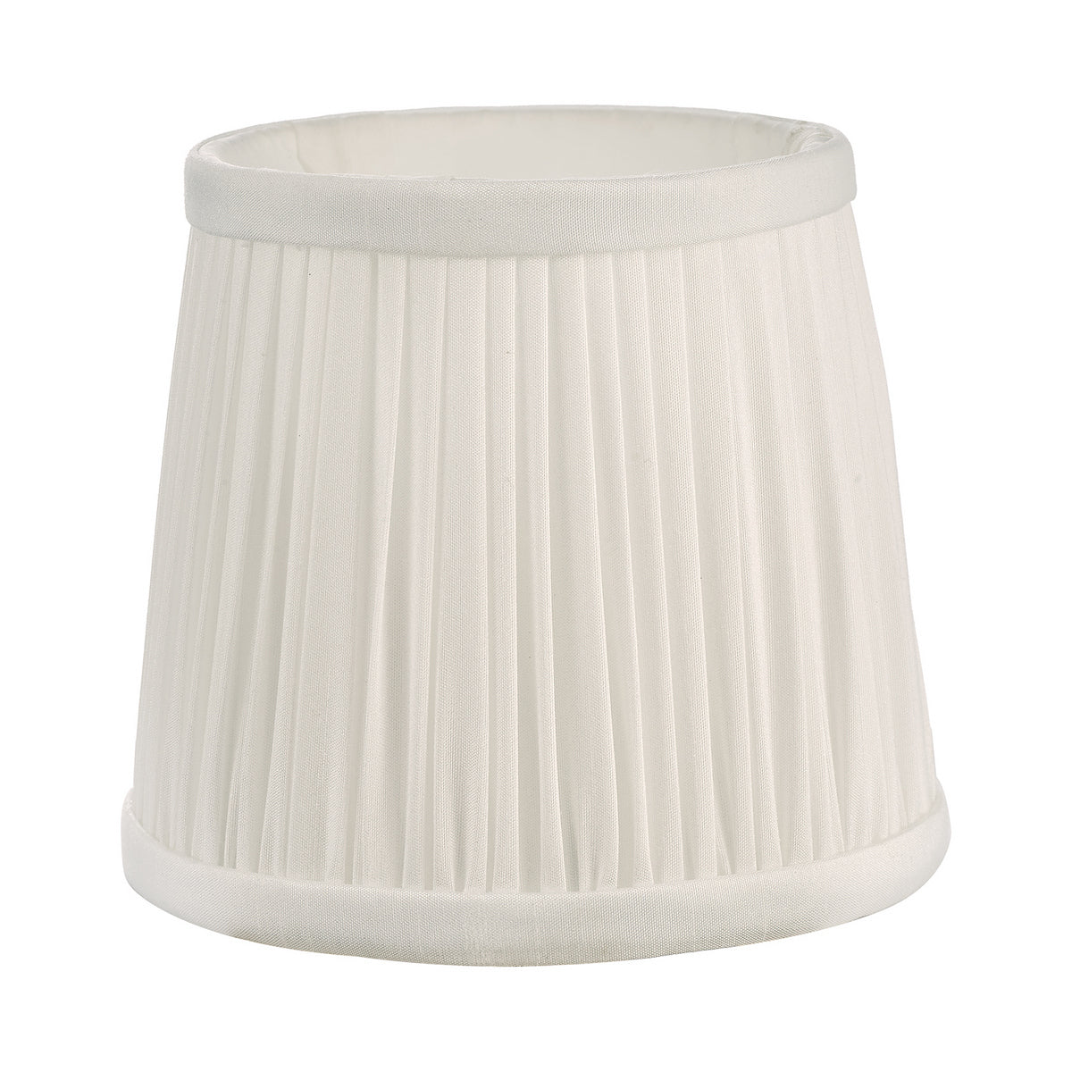 ULYANA PLEATED SHADE 14CM IVORY
