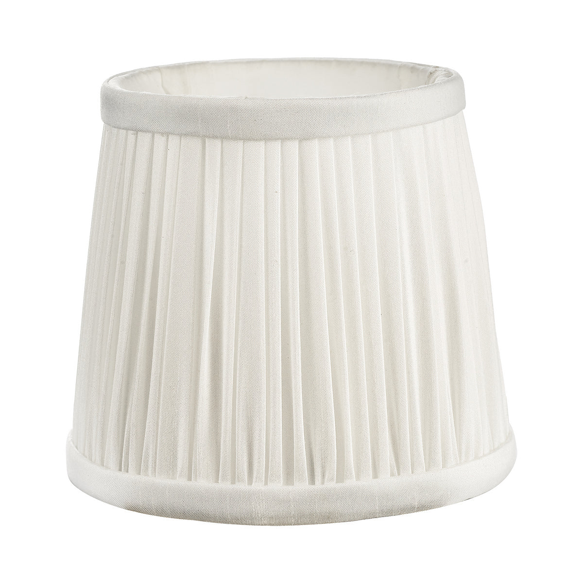ULYANA PLEATED SHADE 14CM IVORY